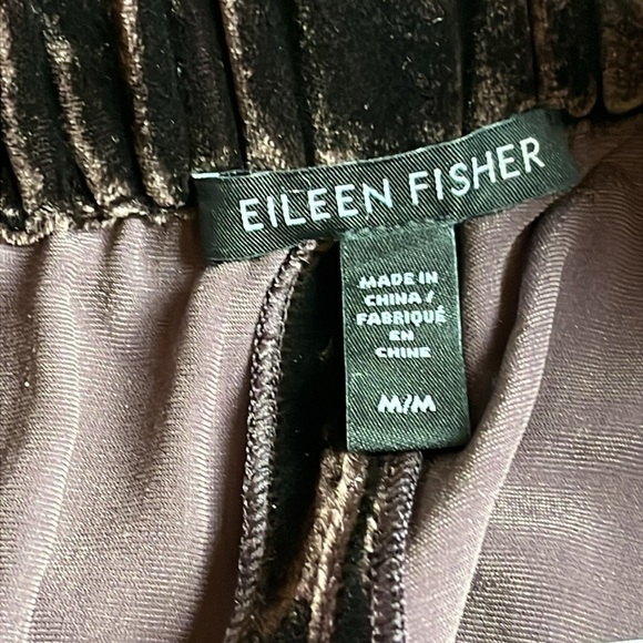 EILEEN FISHER Velvet Ankle Wide Leg Pants -Violet - Size Medium NWOT - Picture 5 of 15